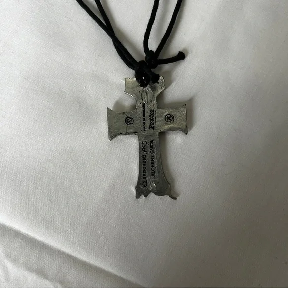 Bon Jovi Cross Roads Tour Merchandise Pewter Adjustable Necklace Collectable - Picture 4 of 7